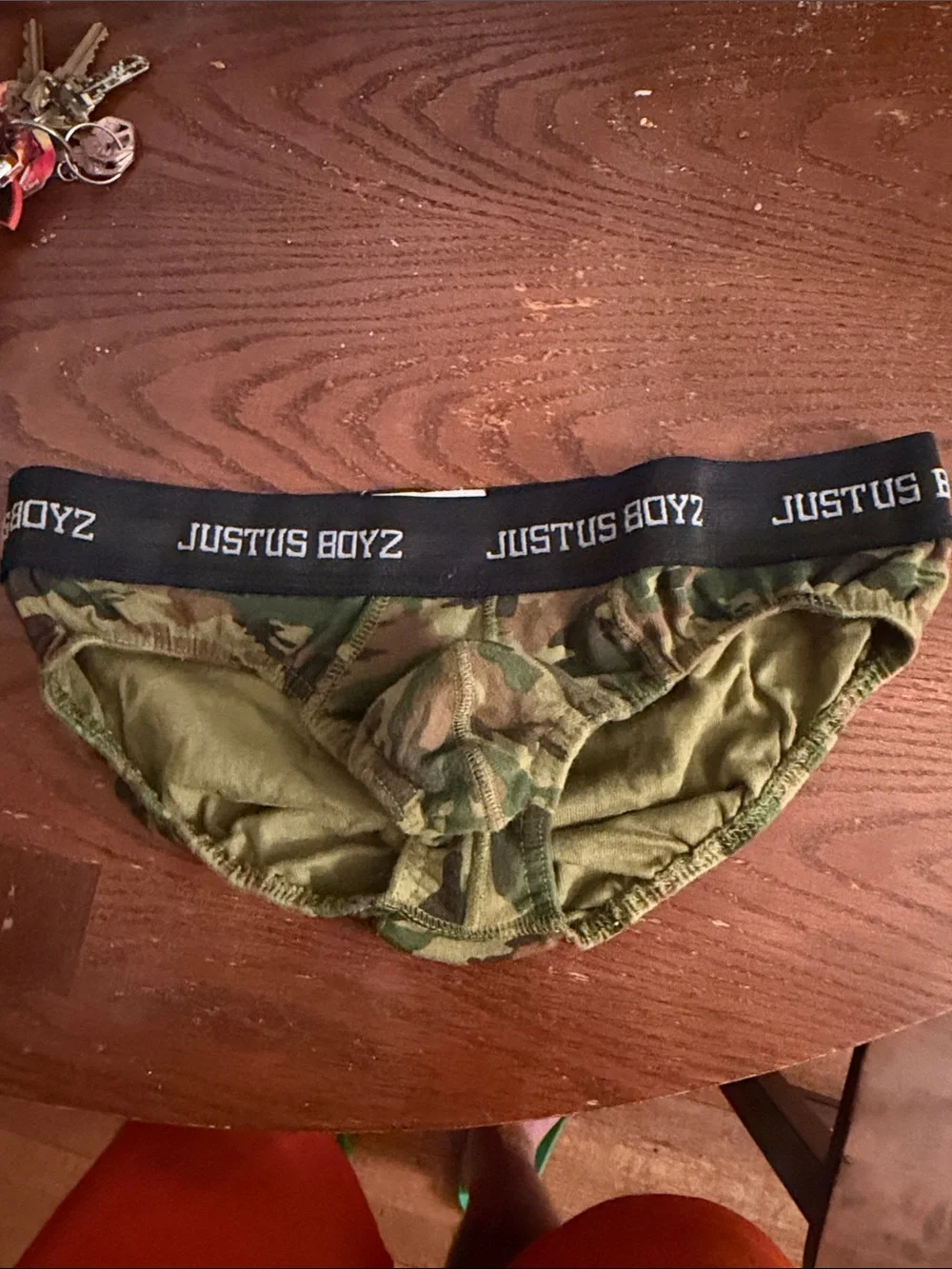 Green Camo Men's Briefs - Stretch Waistband